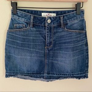 Hollister Denim Mini Skirt